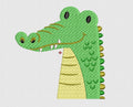 Crocodile Embroidery Design