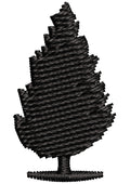 Chrimiss Tree Embroidery Design