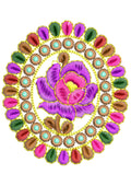 Flower Gola Embroidery Design