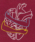 Anatomical Harmony Lineart Embroidery Design