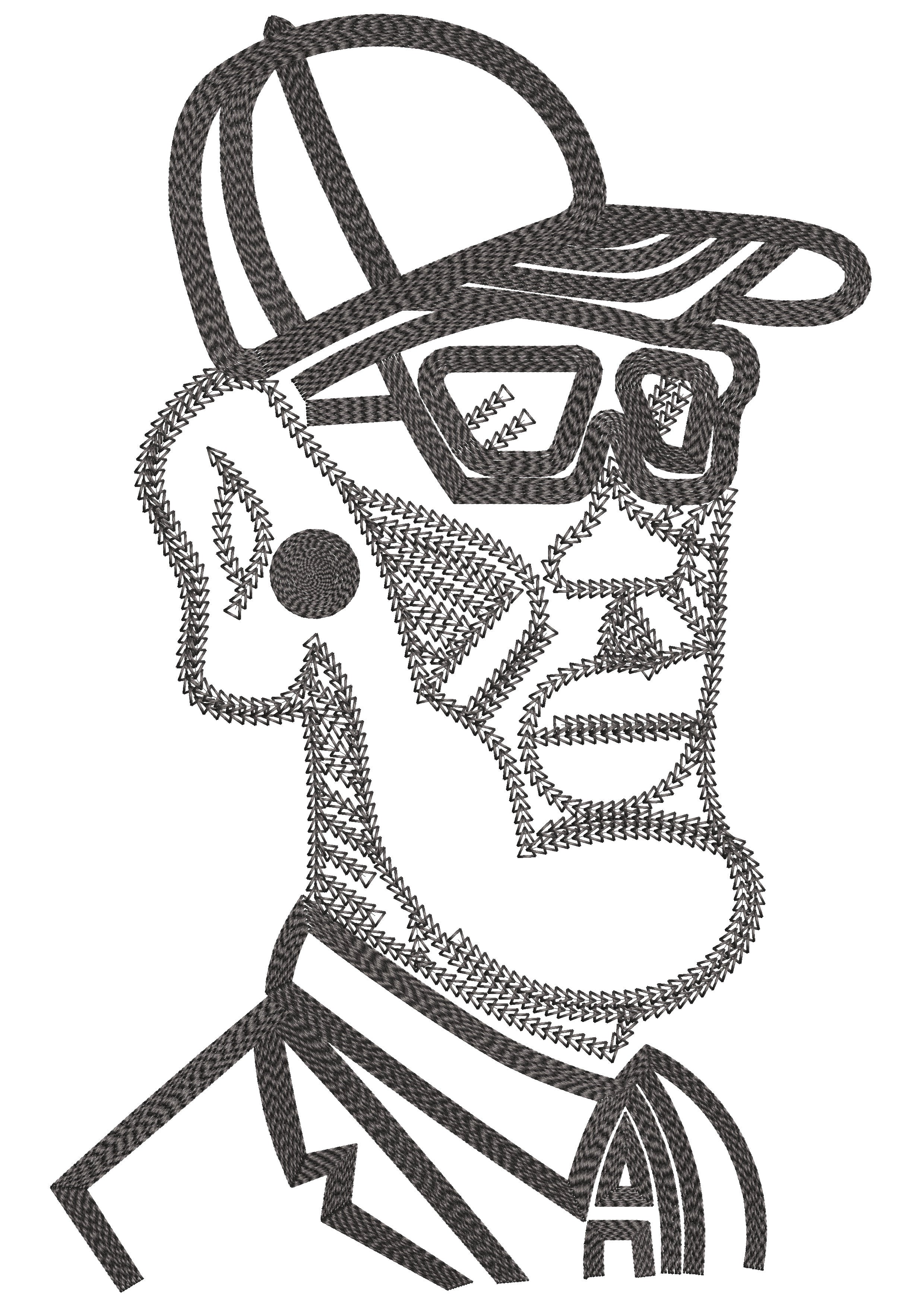 Chainstitch Embroidery Design