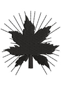 Maple Embroidery Design
