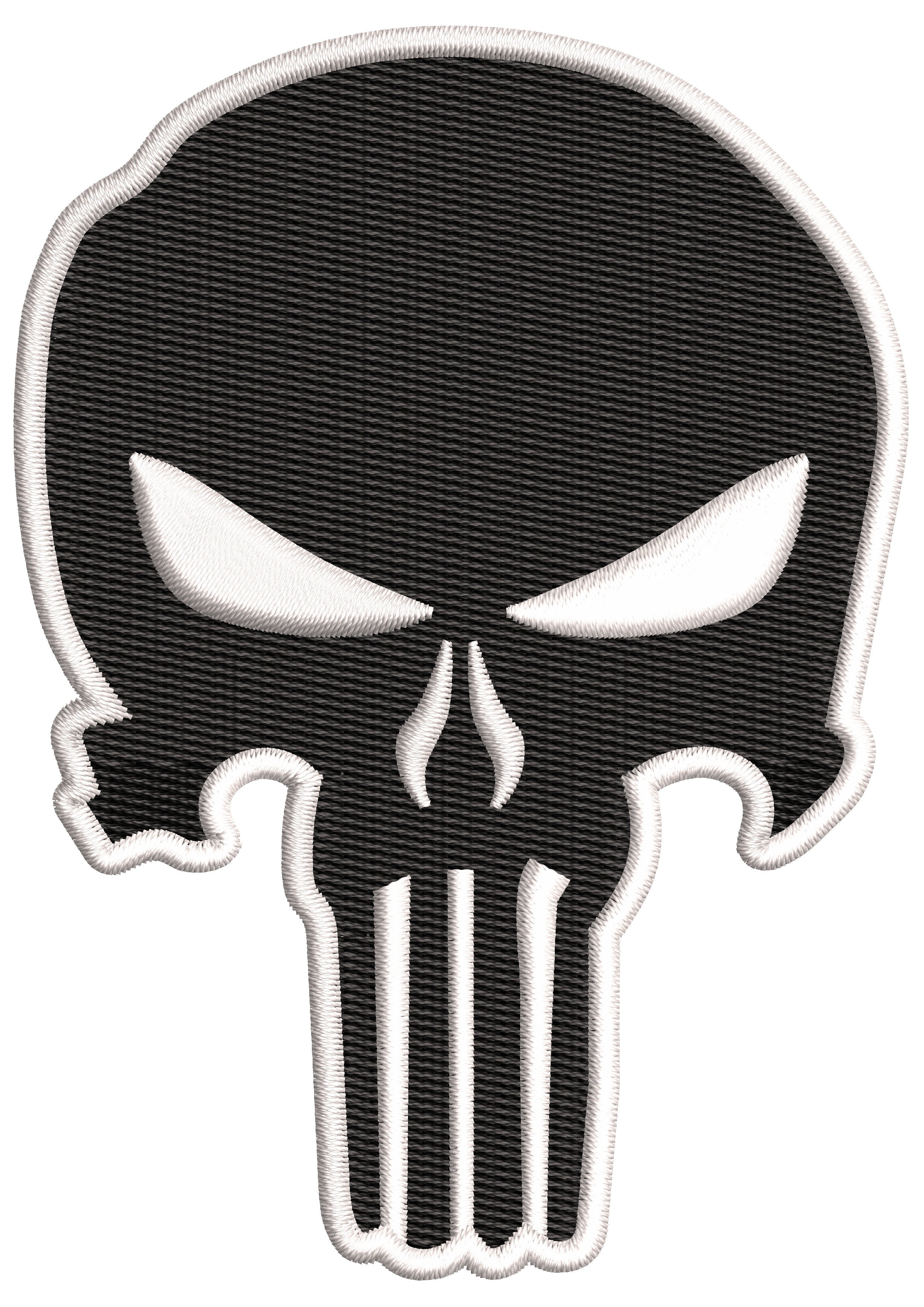Skull Hell Embroidery Design