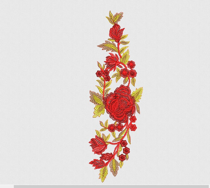 Flower Embroidery Design 846