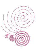 Sequin Swirls Embroidery Design