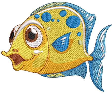 Fish Embroidery Design