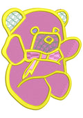 Bear Applique Embroidery Design