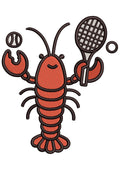 Crab Play Embroidery Design