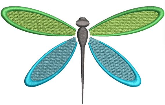 Dragonfly Embroidery Design