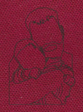 Bonding Moment Line Art Embroidery Design