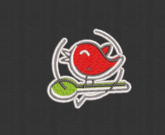 Bird Embroidery Design