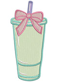 Soft Drink Embroidery Design
