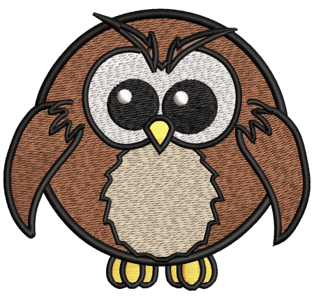 Owl Embroidery Design