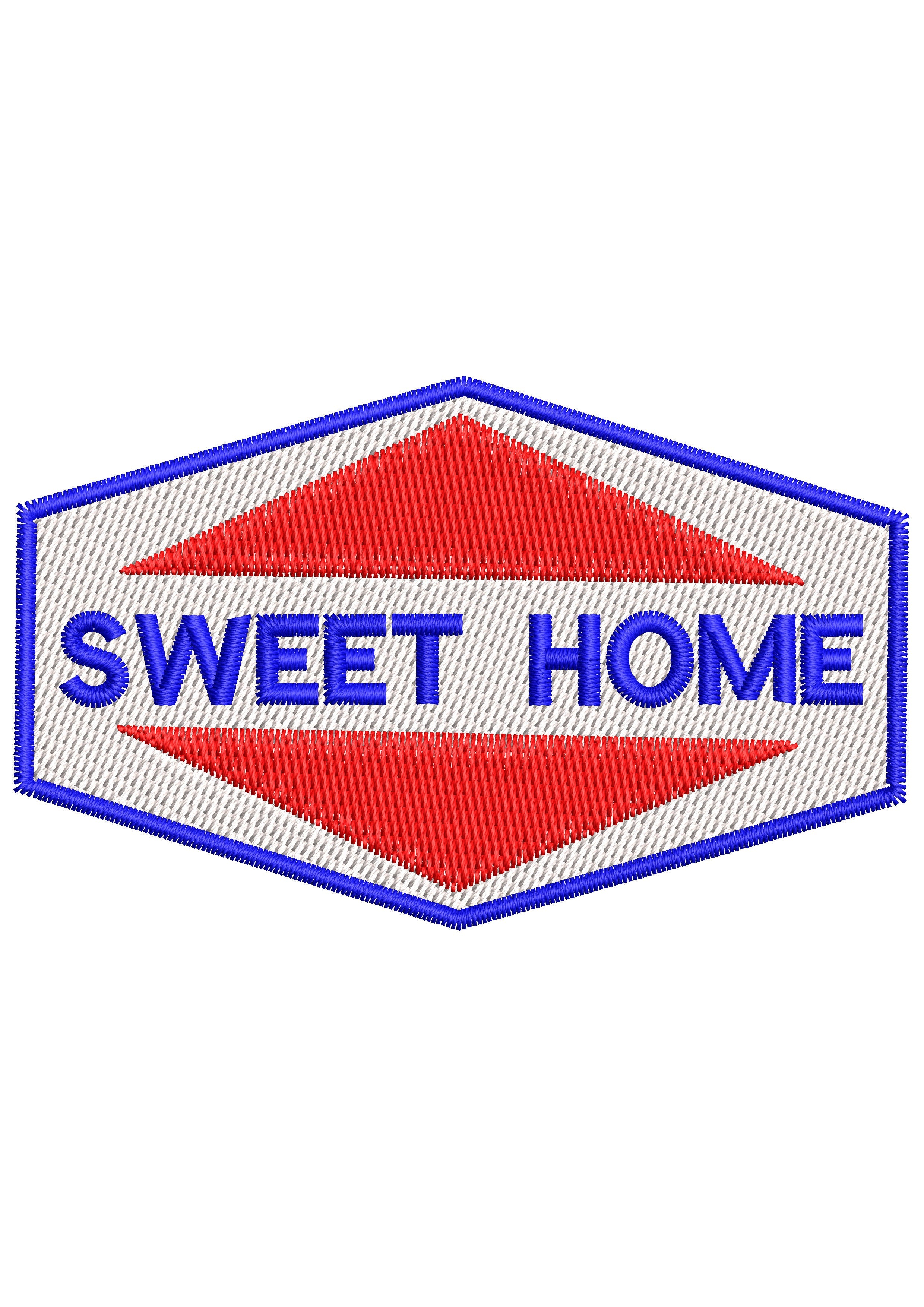 Sweet Home Embroidery Design