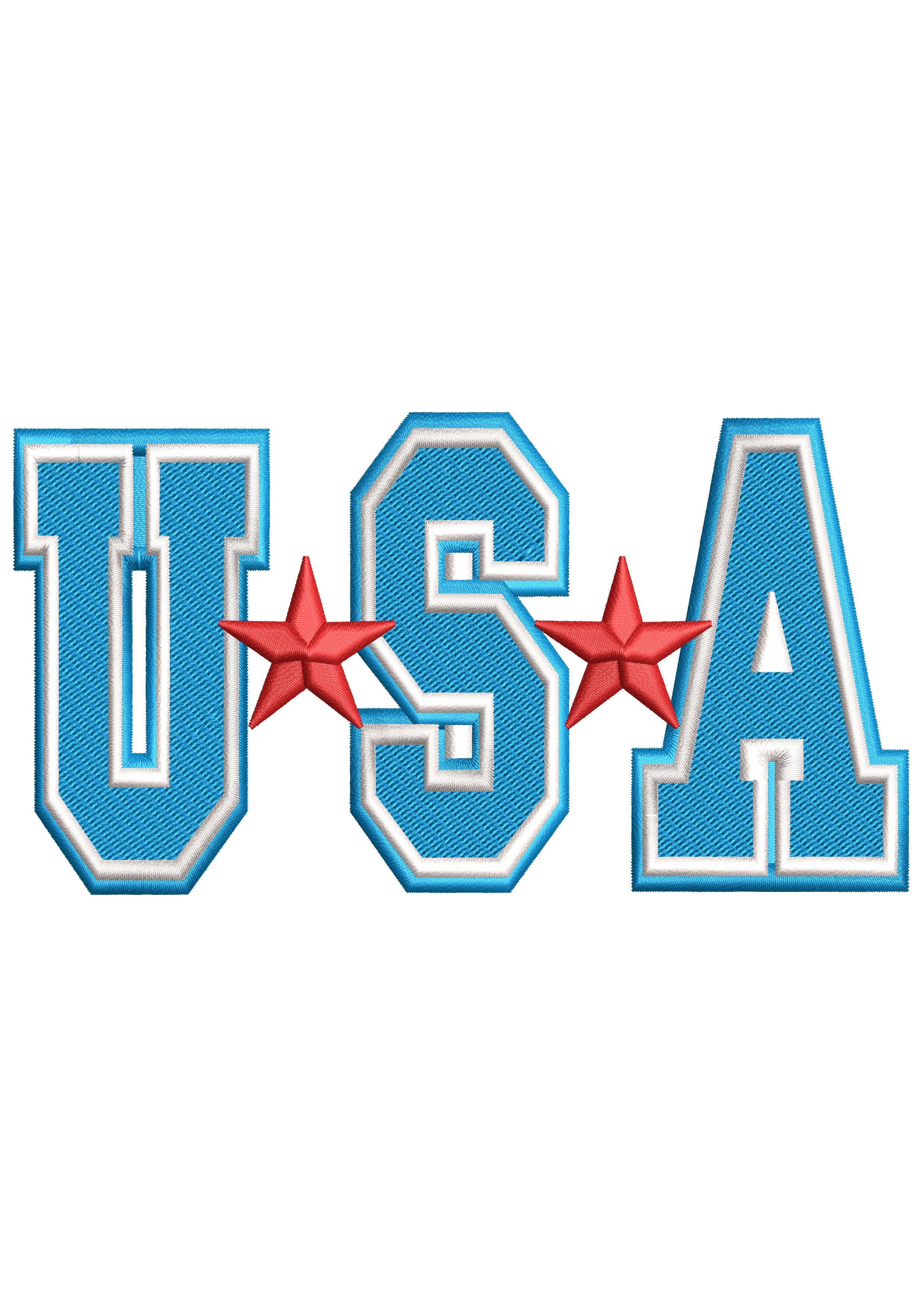 USA Embroidery Design