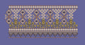 Geometric Geometric Floral Border Embroidery Design