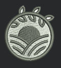 Farming Land Embroidery Design