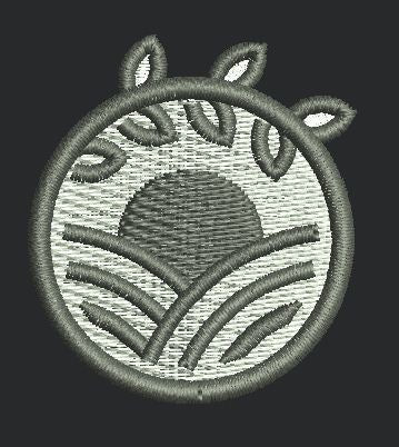 Farming Land Embroidery Design