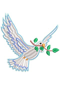 Dove Embroidery Design
