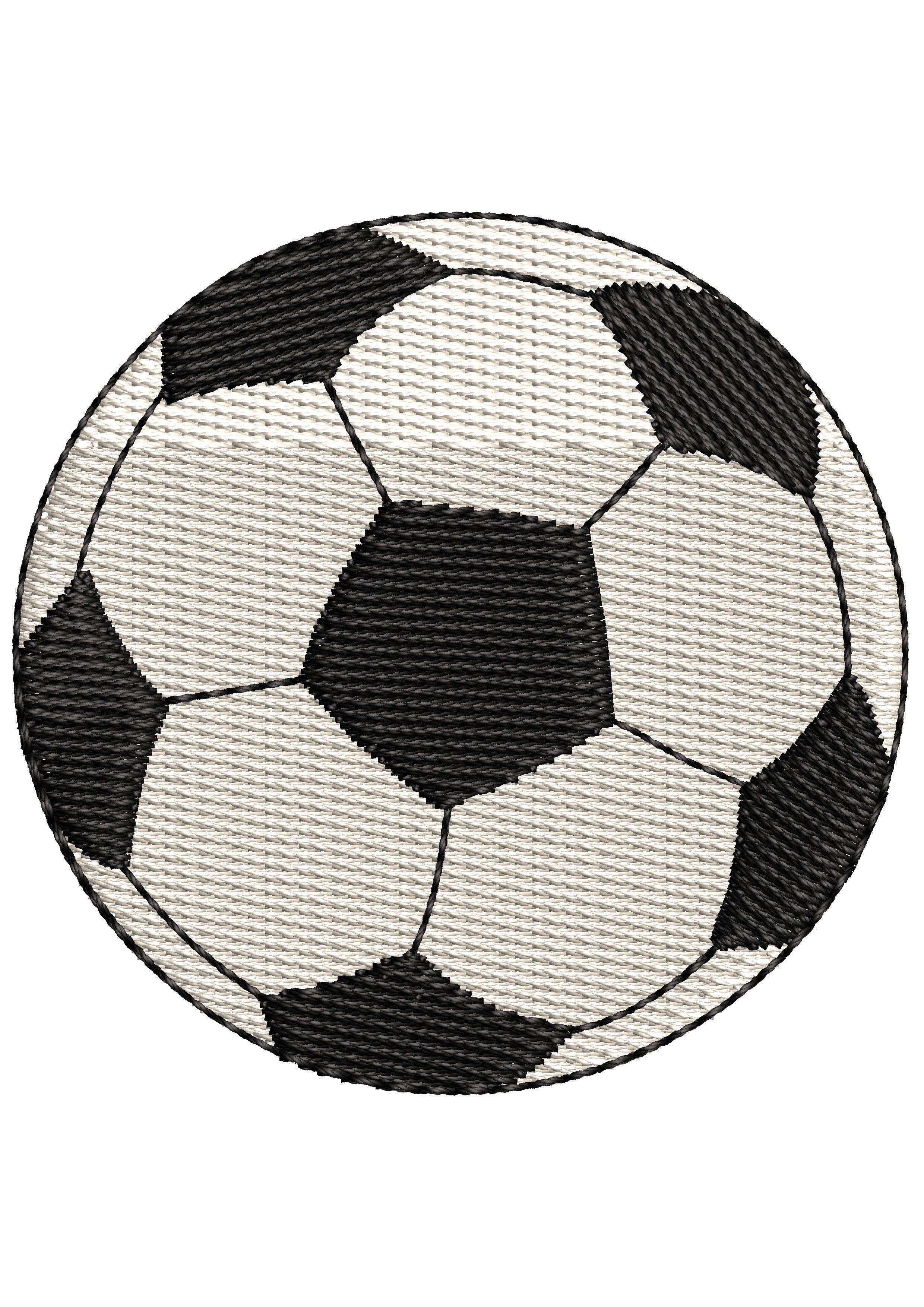 Football Embroidery Design