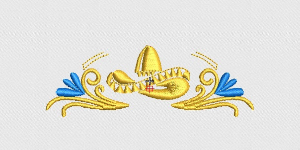 Hat Embroidery Design