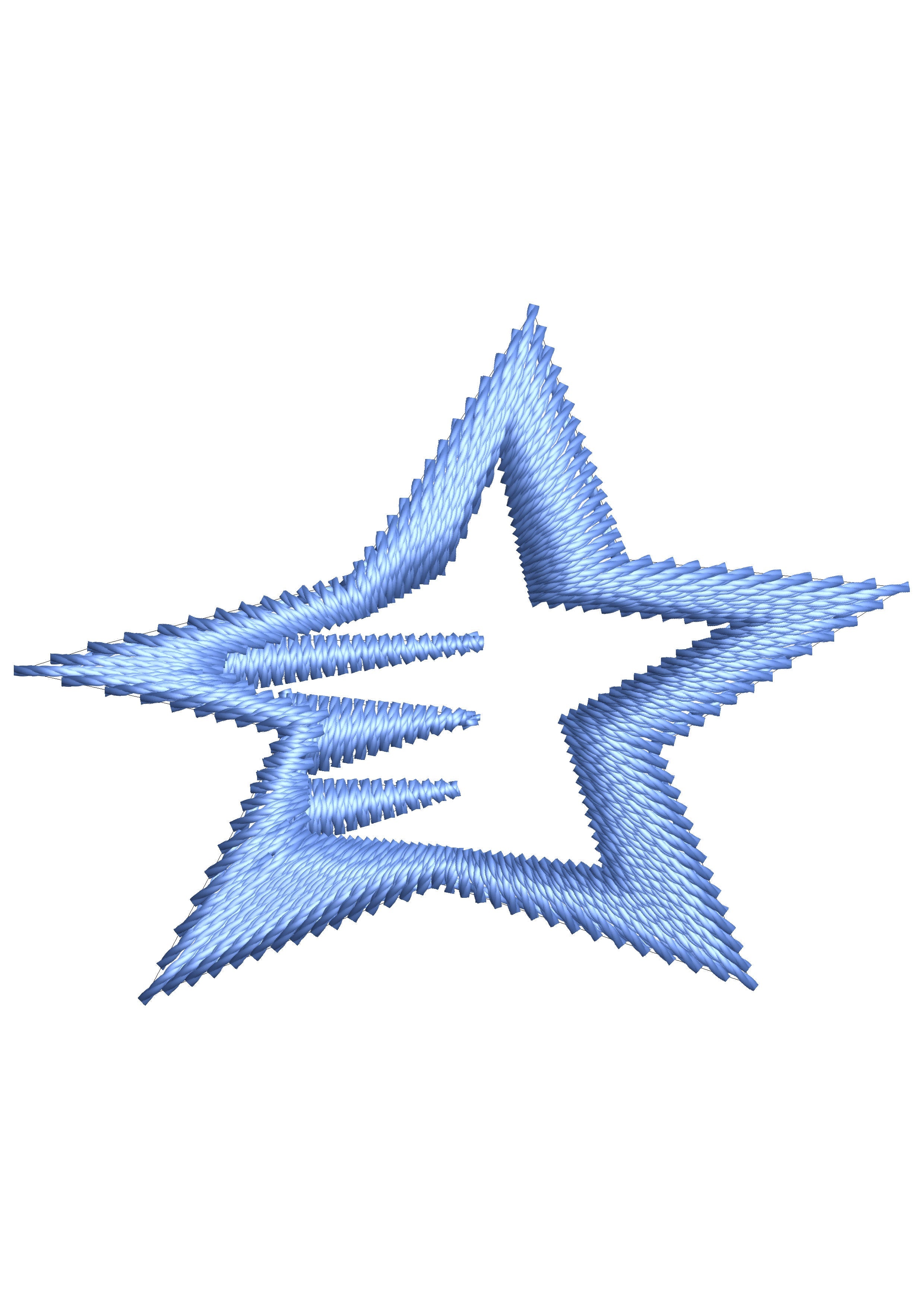 Star Embroidery Design