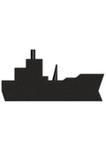 Cross Ship Embroidery Design