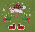 Holiday Gnome Red & Green Embroidery Design