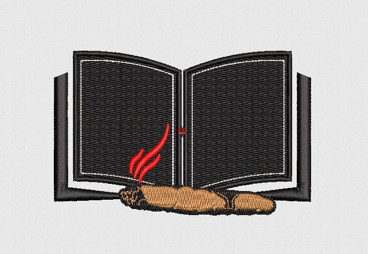 Cigarettes Embroidery Design