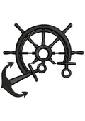 Ship Control Embroidery Design