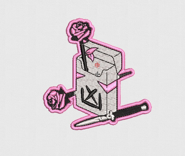 Cigarettes Embroidery Design