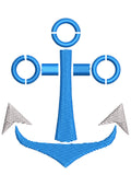 Anchor Embroidery Design