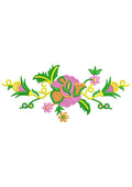 Towel Flower Embroidery Design