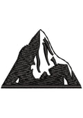 Big Mountain Embroidery Design