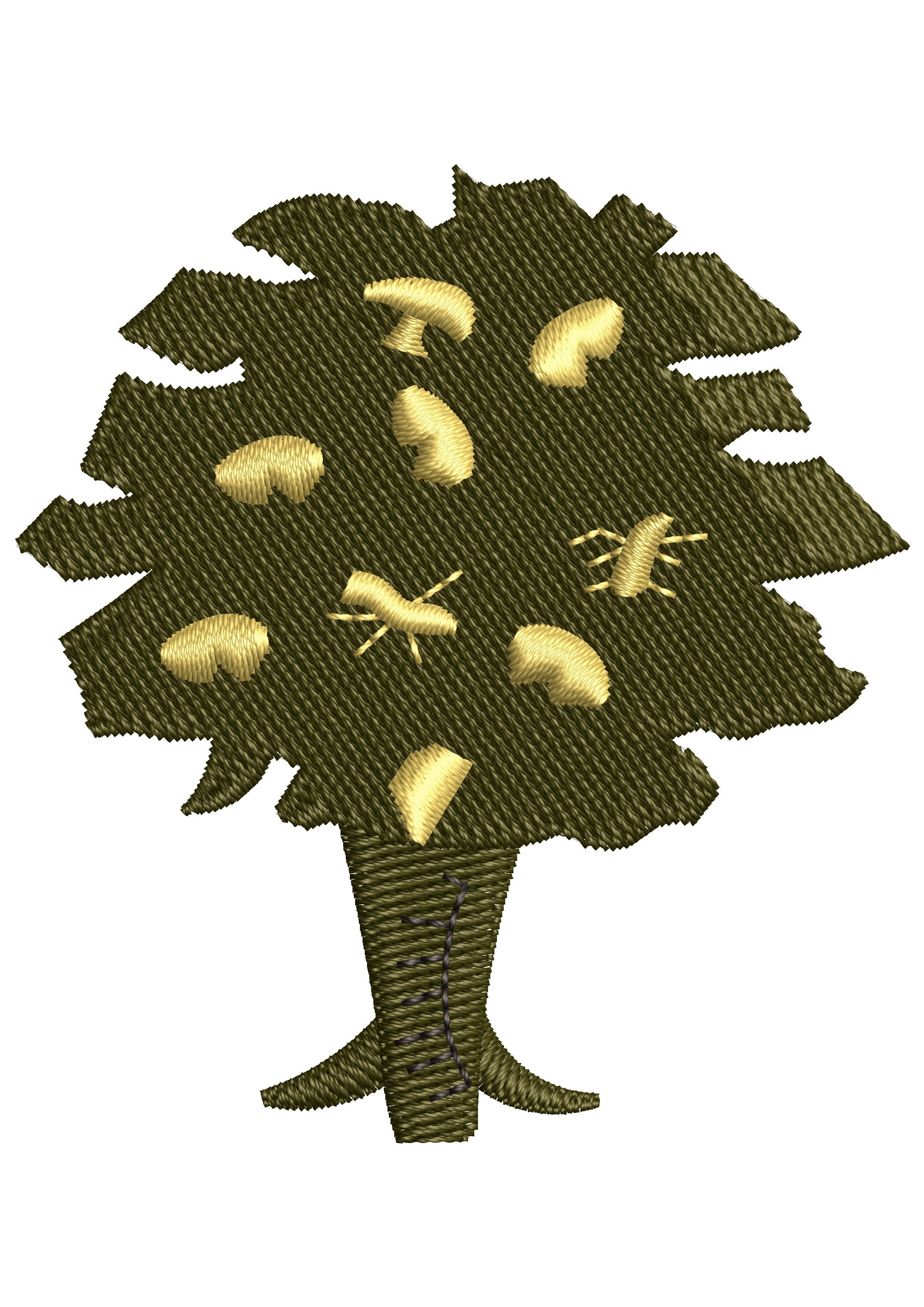 Tree Embroidery Design