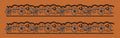 Twin Wavy Scallop Rosette Border Embroidery Design