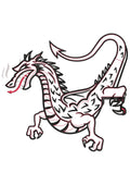 Dregon Embroidery Design