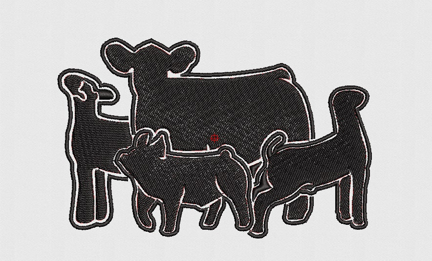 Animal Embroidery Design
