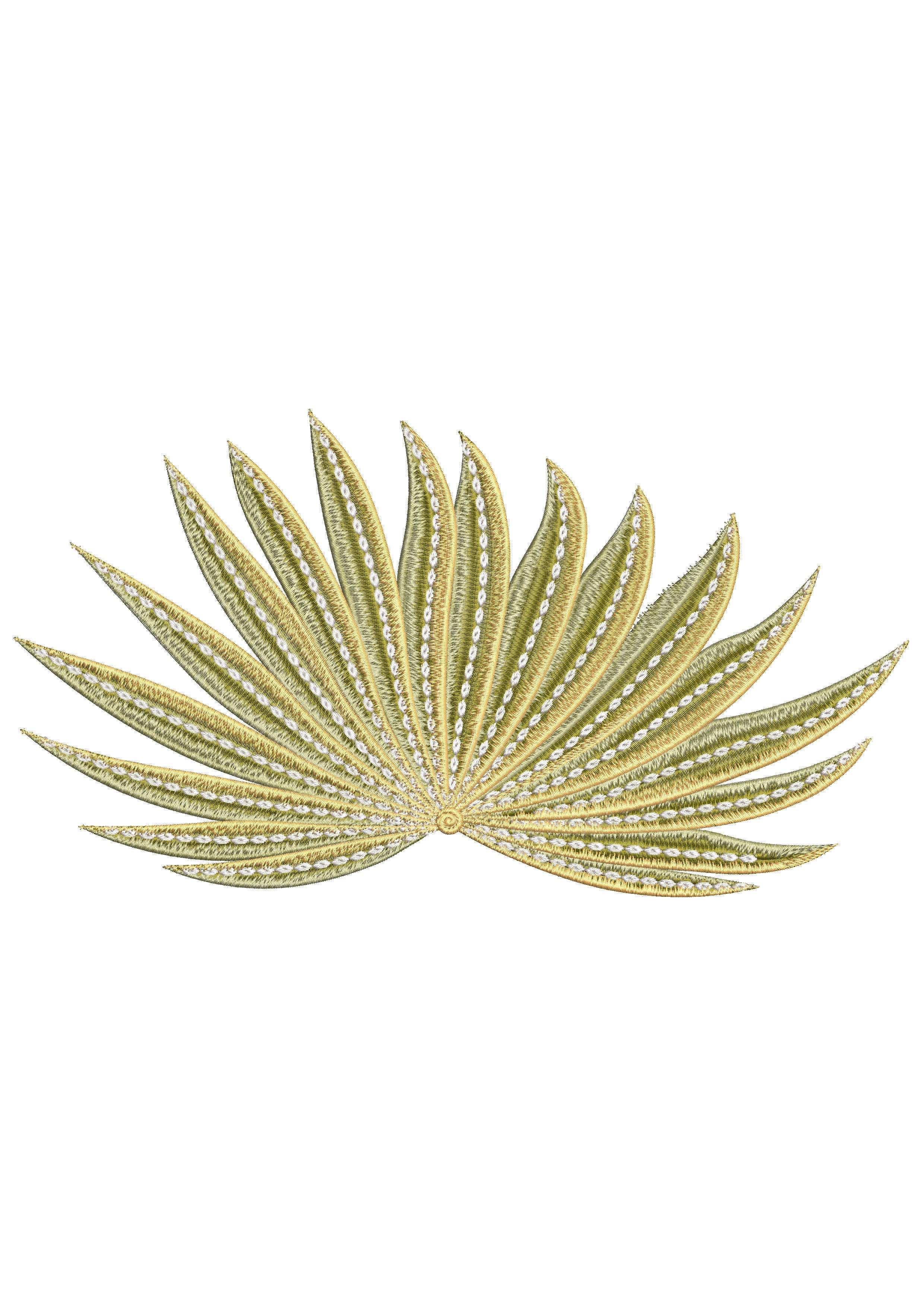 Aloe Vera Embroidery Design