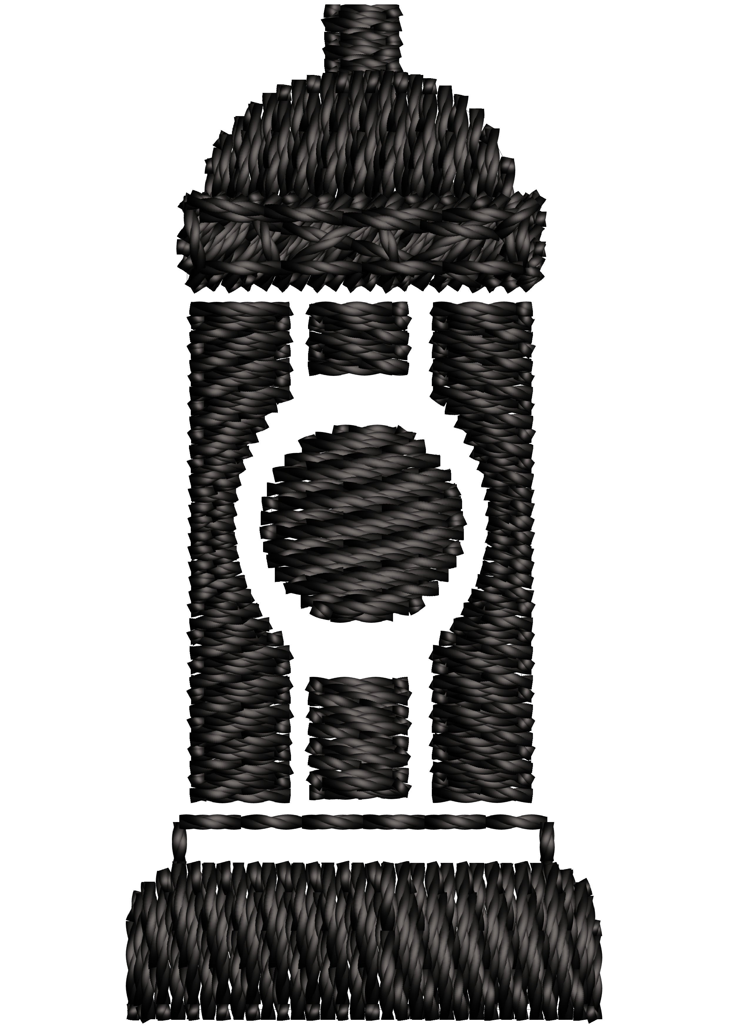 Light Tower Embroidery Design