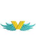 Victory Embroidery Design
