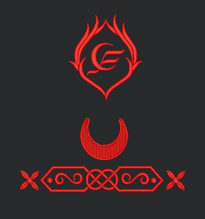 Lgnis Luna Decree Embroidery Design