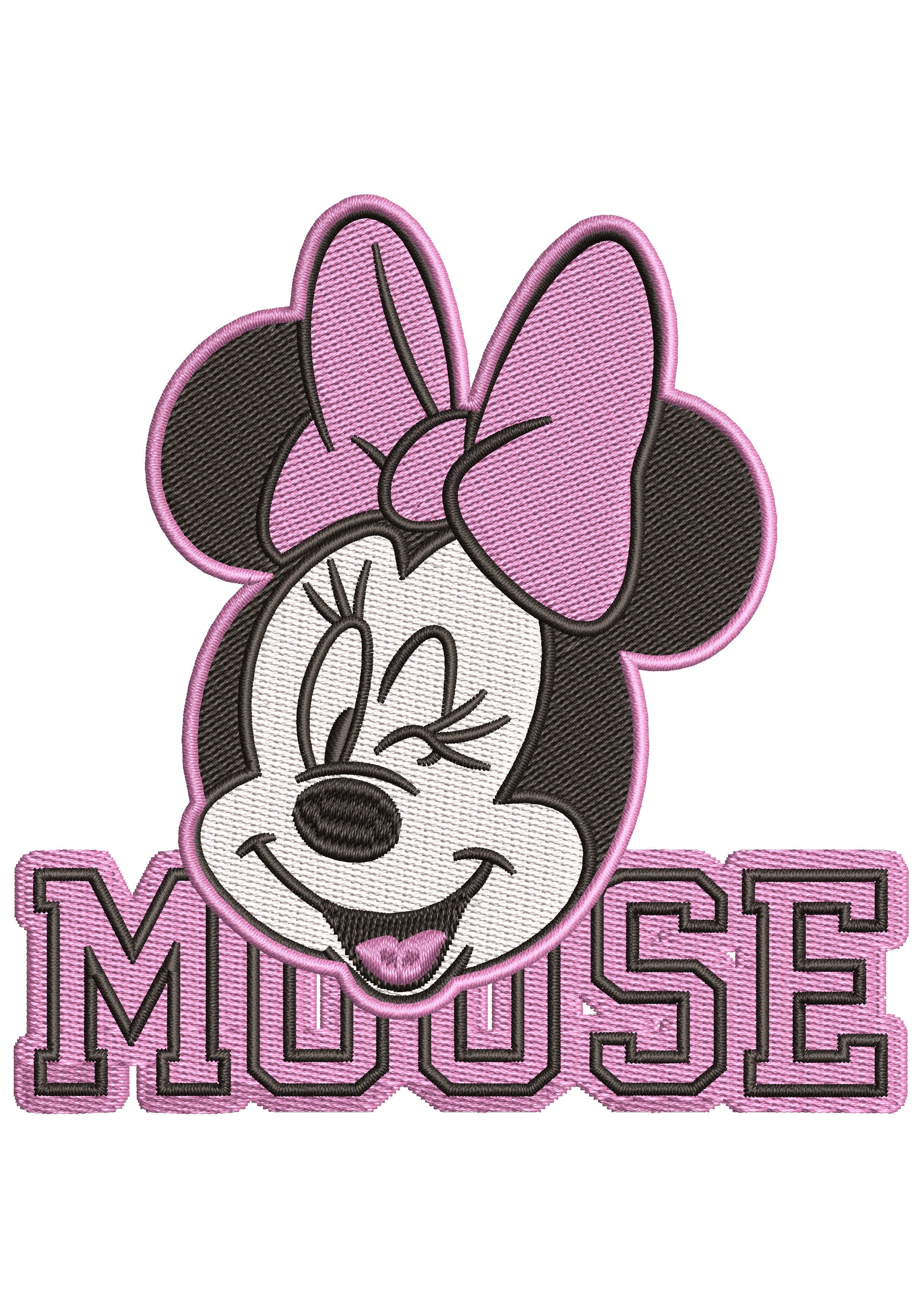 Mouse Embroidery Design