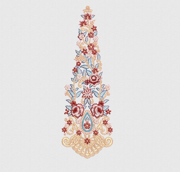 Flower Embroidery Design 856