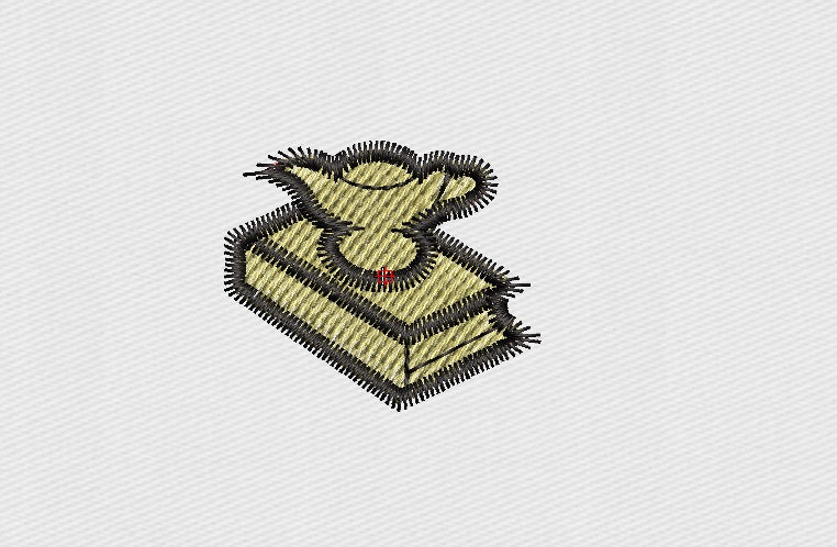 Books Embroidery Design