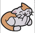 Cat Embroidery Design