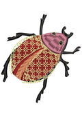 Beetle Embroidery Design