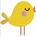 Baby Sparrow Embroidery Design