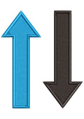 Up Down Embroidery Design
