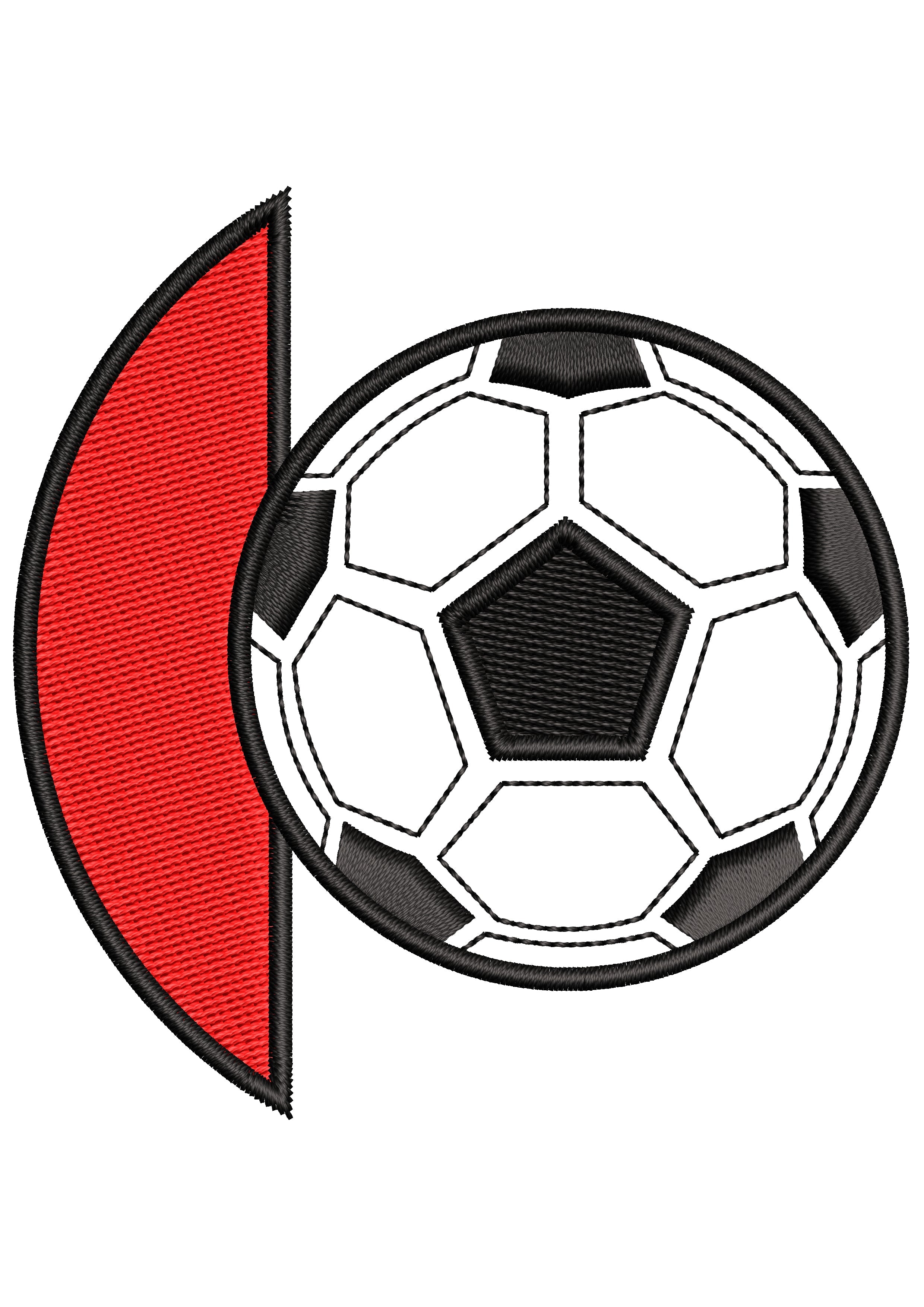 Football Dfd Embroidery Design